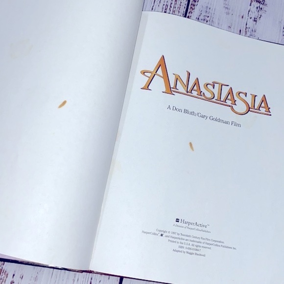 Disney Anastasia hardback book vintage - Picture 3 of 9